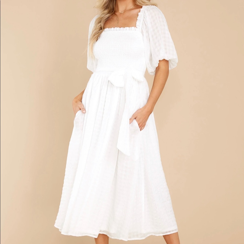 NWT WHITE MIDI